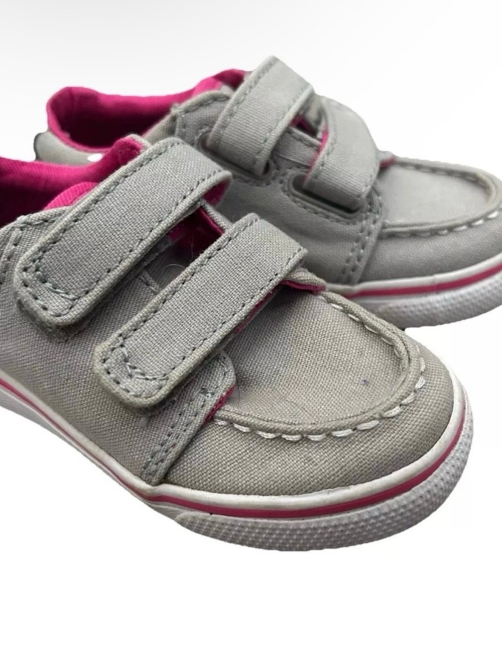Sperry Toddler Girl Grey Sneakers Size 5